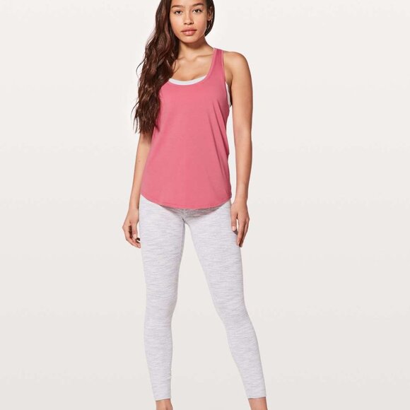 Lululemon Love Tank II racerback tank top / shirt, sleeveless (size 8) pink - Picture 2 of 5